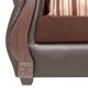 thumbnail image 4 of Sofá 3C New Bugambilia Tela Pu Chocolate, 4 of 4