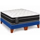 thumbnail image 3 of Base de Cama Super King + Colchon Mery Desing 2 Pilow - Azul, 3 of 5