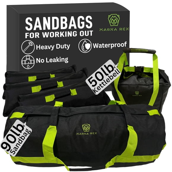 Bolsas de Arena Magna Rex Ajustables 23 kg para Entrenamiento Pesado