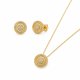 thumbnail image 3 of Conjunto Elegance Halo con baño de Oro 18K, 3 of 6