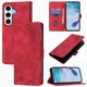 thumbnail image 3 of Funda Cartera para Samsung Galaxy S24 FE con Soporte y Ranuras, Resistente a Golpes y Rayones Rojo, 3 of 5
