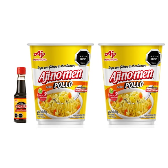 Pack Lunch Ajinomen Pollo x2 + Salsa de Soya Ajinosillao 150 ml
