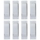 thumbnail image 1 of Respiraderos para contenedores Vanshly - paquete de 8, flujo cruzado, gris claro, 1 of 6