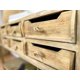 thumbnail image 3 of Mueble Arrimo Peinadora Rústico Madera 8 Compartimientos, 3 of 5
