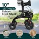 thumbnail image 4 of Andador HOLYHEAL Rollator Plegable Ruedas de 25 cm Asiento 160 kg, 4 of 9