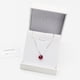thumbnail image 4 of Collar Punto de Luz Plata Italiana 925 y Cristal Genuino Scarleth, 4 of 4
