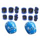 thumbnail image 1 of 2x Codo Para Ni?os Rodilleras Protector De Mu?ecas Almohadillas Equipo De Seguridad Azul 7 Piezas, 1 of 5