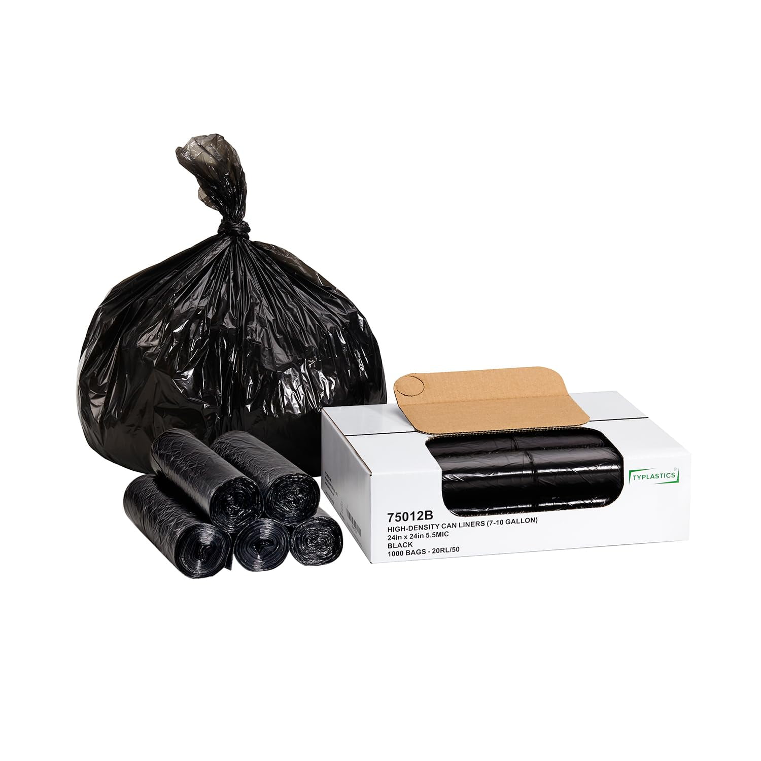 Bolsa Para Basura Typlastics 1000 Piezas 61 X 61 Cm Negra