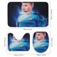 thumbnail image 3 of Kevin De Bruyne-theme 4-Piece Shower Curtain Set with Rugs, Waterproof Bathroom Decor Set Includes Bath Mat, U-Shaped Rug, Toilet Lid Cover and Curtain with Hooks, 3 of 6
