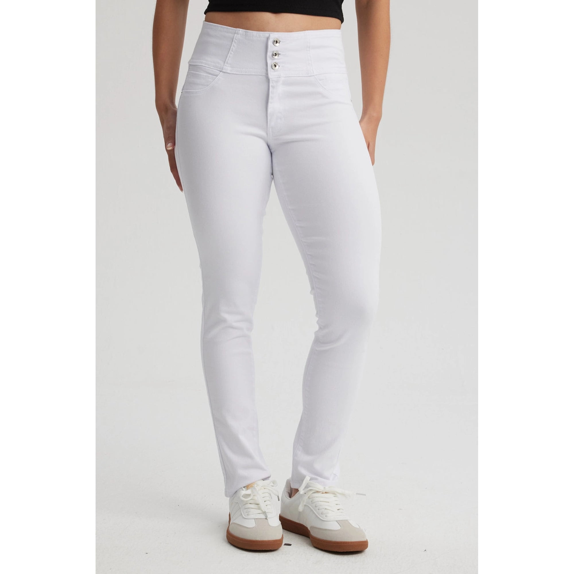 Fashionspark - Jeans Mujer Push Up Jenny Blanco