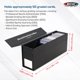 thumbnail image 3 of Caja de almacenamiento de tarjetas BCW QuickFold para tarjetas graduadas, negra, paquete de 3, 3 of 8