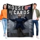 thumbnail image 1 of House of Cards: El Juego del Poder anti-pilling, suave, ligera, esponjosa y acogedora de lujo para hogar y cocina – Perfecta para niños y adultos,180X120cm, 1 of 6