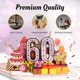 thumbnail image 3 of Tarjeta de Cumpleaños Aiunmiol 3D Pop‑Up 60 años Rosa, 3 of 7