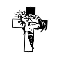 Magideal - Estatua De Crucifijo Para Colgar En La Pared, Cruz De Jesús, Figura Única Tallada, Cruz De Pared Para Decoración De Entrada, Oficina, Dormitorio De Pa