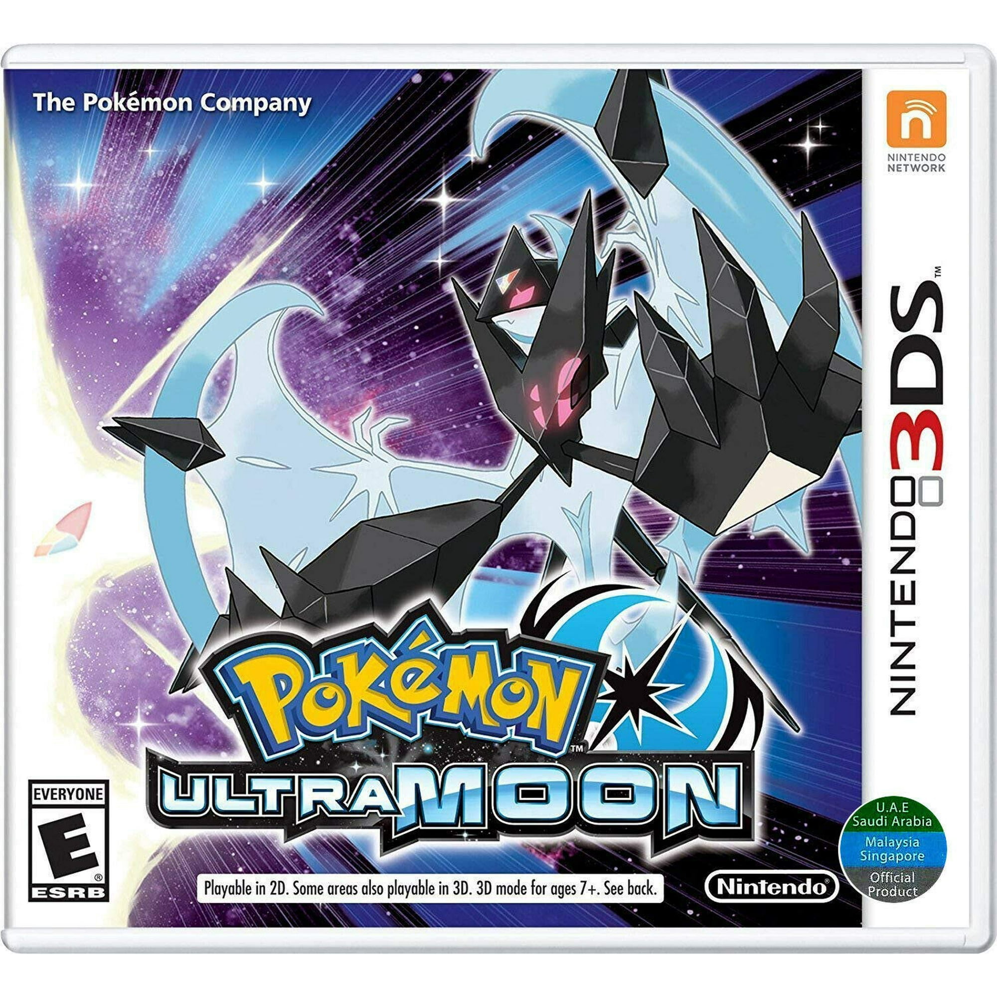 Pokémon Ultra Luna Juego Para Nintendo 3ds Edición Mundial