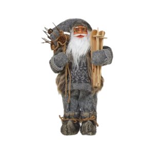 Magideal - Figura Navideña De Papá Noel Para Mesa, Decoración Navideña, Decoración De Papá Noel, Muñeco De Papá Noel Para Jardín, Año Nuevo, Interior Y Exterior, Altura 30Cm