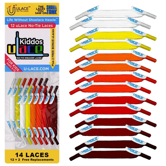 Cordones elásticos U‑Lace Kiddos sin atar