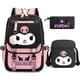 thumbnail image 1 of 3pcs Kuromi Backpacks Patchwork Capacity Women Men Travel Mochilas With Shoulder Bags Ins Laptop Teens School Bags, 1 of 3