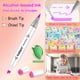 thumbnail image 2 of Brochas con forma de alcohol Caliart, 51 colores, doble punta, para artistas, 2 of 9