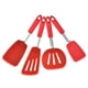 thumbnail image 4 of Espátula De Silicona Flexible De 4 Piezas Con Mango Ergonómico Resistente Al Calor Para Pescado Rojo, 4 of 5