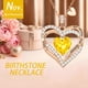 thumbnail image 2 of Collar  Love Pendant con Piedra de Nacimiento para Mujer, 2 of 4