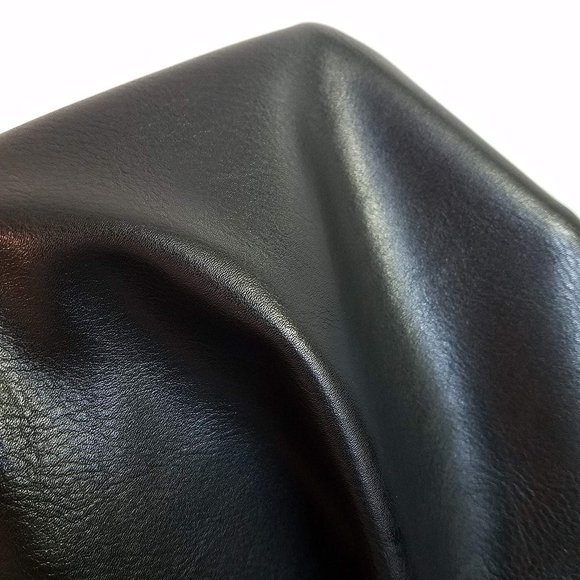 Tela NAT LEATHERS Cuero Vegano Negro Sintético 91x137 cm