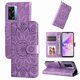 thumbnail image 1 of Funda tipo cartera FOXDOCK para Realme Narzo 50 5G , diseño girasol en relieve, cuero PU, cierre magnético, soporte y tarjetero, 1 of 5