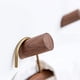 thumbnail image 3 of Perchero de madera natural con gancho de pared, perchero de madera, perfecto para entrada, dormitorio, pasillo y sala de estar (corto, madera negra), 3 of 5