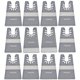 thumbnail image 1 of Juego de cuchillas rascadoras oscilantes HEMUNC Universal Fit, 12 piezas, 1 of 5