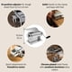 thumbnail image 5 of Máquina de Pasta MARCATO Atlas 150 Acero Cromado 150 mm, 5 of 7