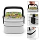 thumbnail image 5 of Franklin Fiambrera de Doble Capa, Contenedor de Almuerzo Portátil Apilable, Almacenamiento de Alimentos Hermético a Prueba de Fugas, 1000ml, 5 of 6