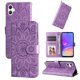 thumbnail image 1 of Funda tipo cartera FOXDOCK para Samsung Galaxy A06 5G , diseño girasol en relieve, cuero PU, cierre magnético, soporte y tarjetero, 1 of 5