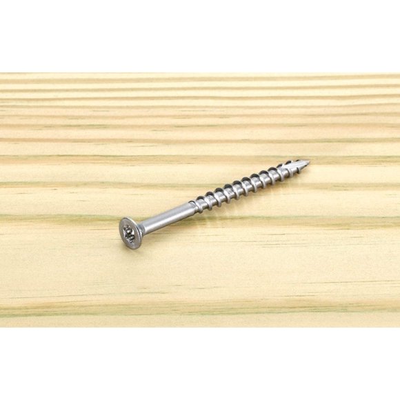 Tornillos Starborn Deckfast Nº 10 x 6,4 cm, acero inoxidable, 75 unidades