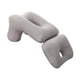 thumbnail image 5 of Almohada Para Siesta, Cojín Portátil, Almohada Lumbar, Almohada De Espuma Viscoelástica Cómoda, Gris, 5 of 5