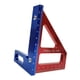 thumbnail image 3 of Regla triangular de inglete, herramientas de carpintero, regla de marcado de carpintería, regla de medición de múltiples ángulos para carpintero de Azul rojo, 3 of 5