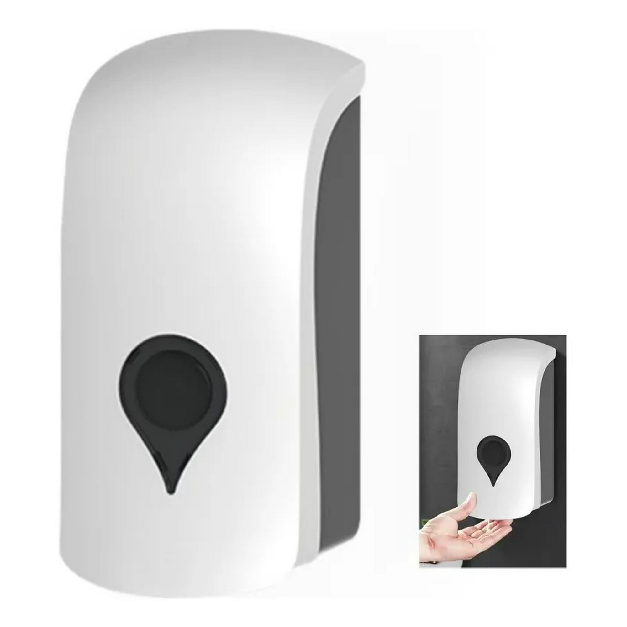 Genérica - Dispensador Jabon Líquido Rellenable Plastico Al Muro 1000ml