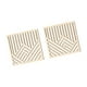 thumbnail image 1 of Paneles De Esculturas Para Colgar En La Pared, Arte Geométrico De Madera Para Pared, Color Arce, 2 Uds., 1 of 5