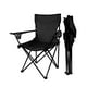 thumbnail image 1 of Silla Plegable Camping Porta Vasos Apoya Brazos Negro, 1 of 2