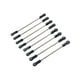 thumbnail image 3 of 8 Piezas De Varilla De Enlace De Chasis Profesional RC Para Yk4106 1/10 RC DIY Negro, 3 of 5