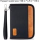 thumbnail image 2 of Porta Pasaporte Funda Protectora Bolso De Viaje Con Rfid 18 x 13 x 3 cm Negro, 2 of 6