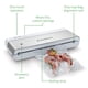 thumbnail image 3 of Envasadora al vacío FoodSaver Compact con bolsas herméticas y rollo, color blanco, 3 of 6