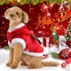 thumbnail image 2 of Disfraz de Navidad de perro de mascota, Outfit de Navidad de perro Ropa de perro para pequeño y medio traje cálido y festivo (L), 2 of 3