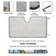 thumbnail image 2 of Tuxedo Sam Parasol para Parabrisas Delantero Protector Plegable, Visera Solar para Auto Bloquea Rayos UV Mantiene tu Vehículo Fresco140cm*76cm, 2 of 6