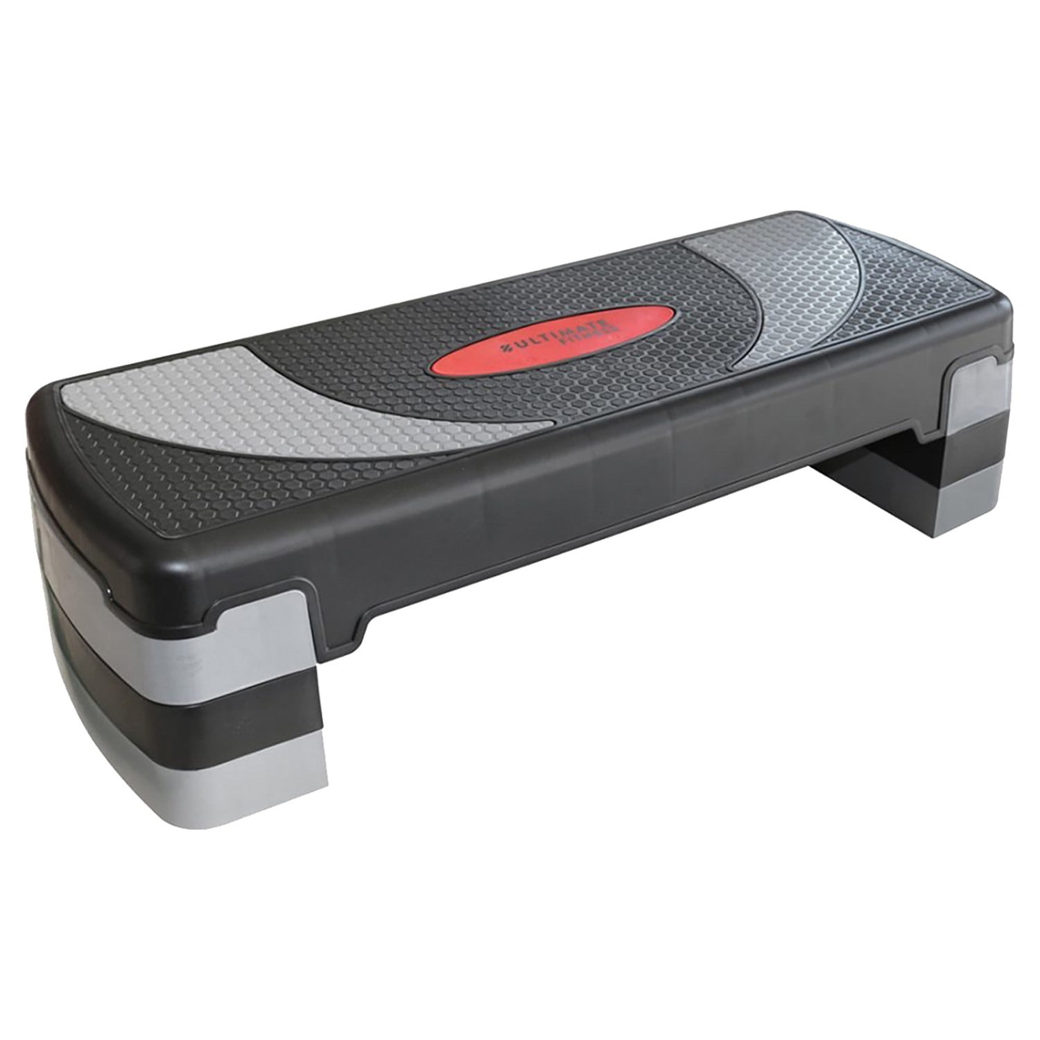 Ultimate Fitness - Step Aeróbico 3 Niveles Negro/gris