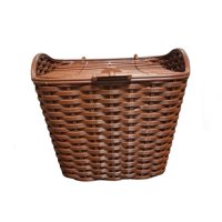 Ioensy - Cesta Para Bicicleta Con Tapa, Cesta Tejida Para Bicicleta De Montaña, Carretera, Bicicleta Plegable, Viaje