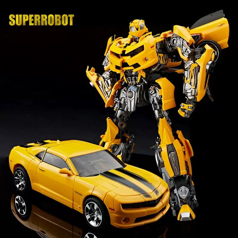 Unbranded - Figura De Acción Transformrs Bumblebee Versión Aleación Robot Auto Articulado Completo Piezas Intercambiables Set En Caja