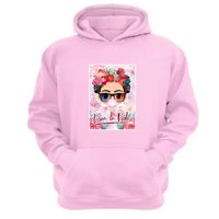 Genérico - Polerón Canguro Frida Rosa Talla Xs Unisex