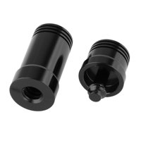 Magideal - Protector De Junta De Taco De Billar, Tapa Protectora De Pasador De Junta, 3/8 X 10, Protección De Flecha Y Extremo, Reparación De Taco De Billar, Pro Negro