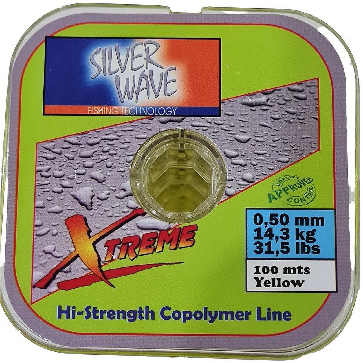 Silver Wave - Nylon Transparen Amarillo 0,50Mm Bobina 100Mts -
