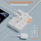 thumbnail image 2 of Regleta MCSCN 8 AC + 6 USB 1,5 m 15 A/1875 W Blanca, 2 of 7